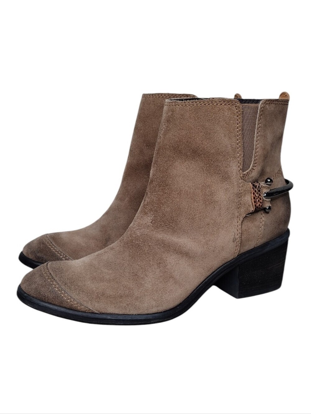 Donald J. Pliner Digg Suede Ankle Boots Sz 7.5M
